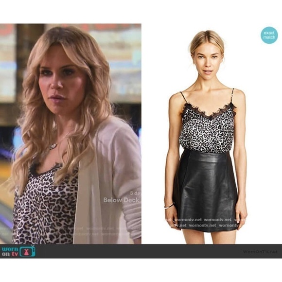 Anine Bing Silk Camisole In Leo - Picture 6 of 14